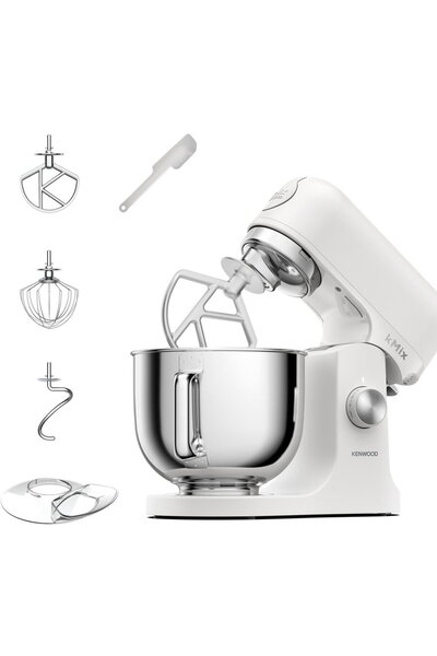 Kenwood Robot de bucatarie kmx KMX751AWH, 1000 W, vas inox 5 l, 6 trepte vite...