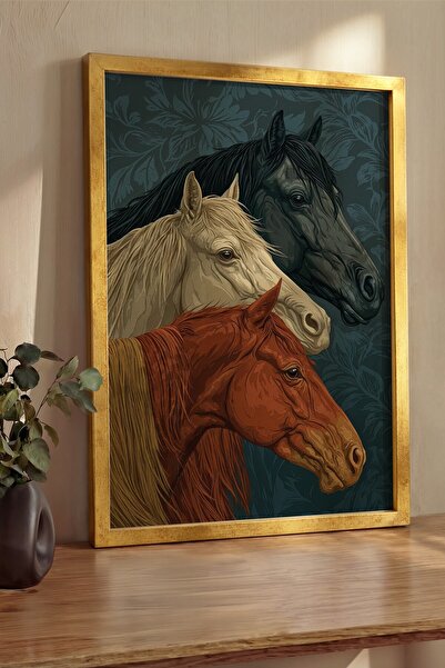 Postifull Zidna slika, luksuzna slika i poster sa zlatnim okvirom, serija rit...