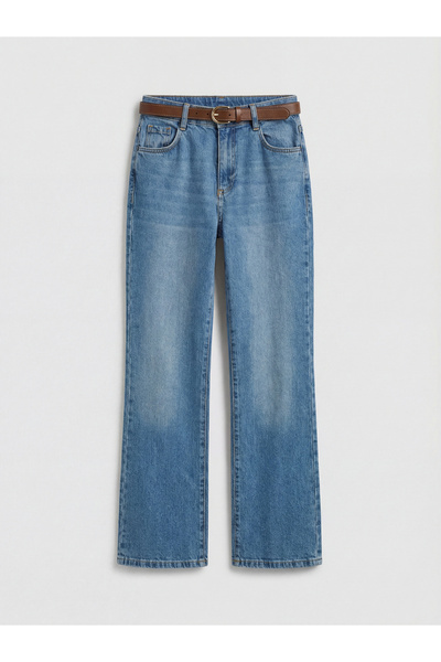 LC Waikiki Παντελόνι τζιν για κορίτσια με φαρδιά μπατζάκια (S6)