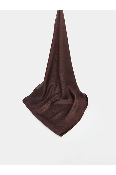 LC Waikiki Brown Patterned Women's Shawl