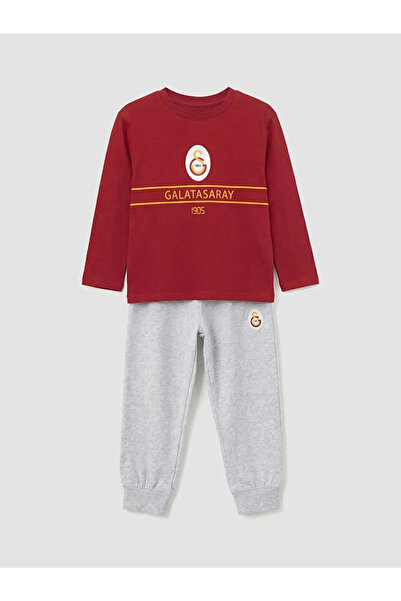 LC Waikiki Crveni Galatasaray Štampano set pidžama za dečake