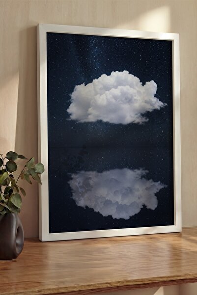 Postifull Zidna slika, luksuzna slika i poster u beloj ramovani, serija ritua...