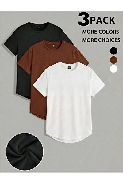 Risil-Nu Company New Season Unisex 3-Piece Basic Slim Fit Oval Skirt T-Shirt ...