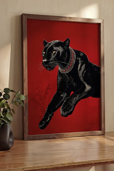 Postifull Pictură de perete, Tablou și poster cu ramă maro de lux, Seria Ritu...