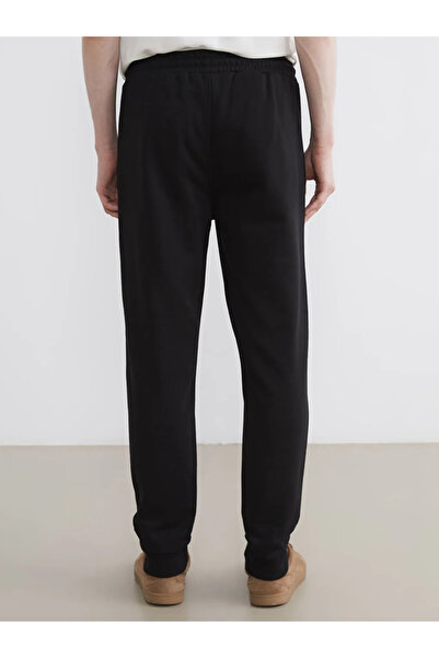LC Waikiki Black Standard Fit Men's Jogger Sweatpants