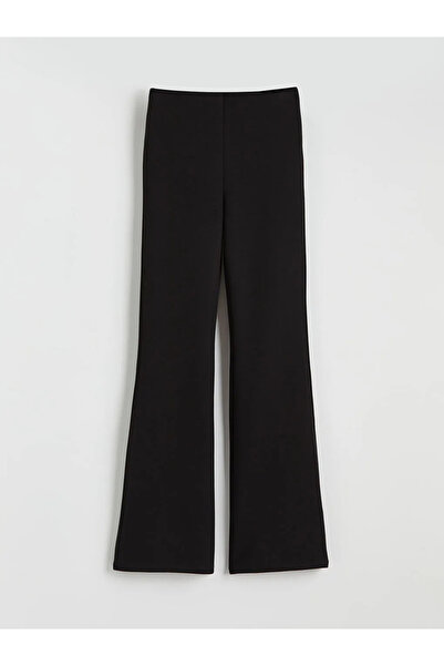 LC Waikiki Black Elastic Waist Spanish Leg Women's Leggings Pants