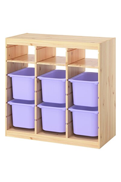 Generic وحدة تخزين تروفاست الجديدة، مع أرفف/صناديق وفاصل للغرفة/خشب صنوبر فات...