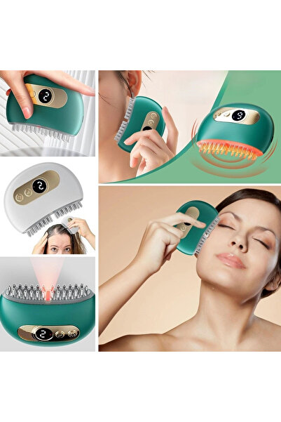 esplendor متجر يوموركاك ®   1 قطعة مشط تدليك ذكي يعمل بالتيار الكهربائي EMS م...