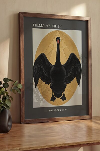 Postifull Zidna slika, luksuzna slika i poster u smeđem okviru, serija ritual...