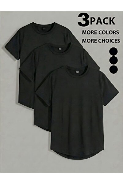 Risil-Nu Company New Season Unisex 3-Piece Basic Slim Fit Oval Skirt T-Shirt ...