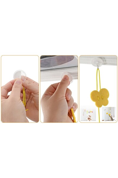 NW NessiWorld Model Elastic Self-Adhesive Cat Play Rod