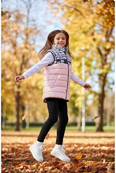 BEGONYA BEBECE KIDS Girls' Vest Sleeveless Coat with Ici Fiber