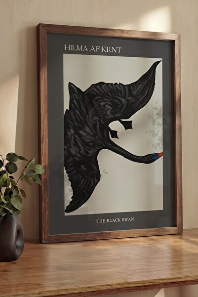 Postifull Pictură de perete, Tablou și poster cu ramă maro de lux, Seria Ritu...