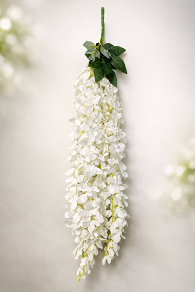 ALSHOP Lüks Dolgun 5 Dal Sarkan Akasya Çiçeği Nişan Düğün Dekor Süslemesi 85 cm