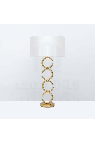 homelight Large table lamp - modern, 4 rings