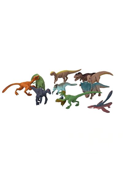 My Reality Fashion ديناصورات صغيرة من البلاستيك PVC - 10 قطع - للأطفال
