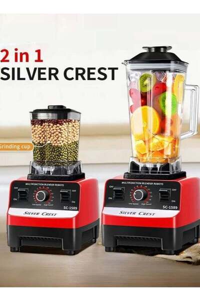 Silver Crest Electric Food Blender, Chopper, High Speed Blender for Shakes an...