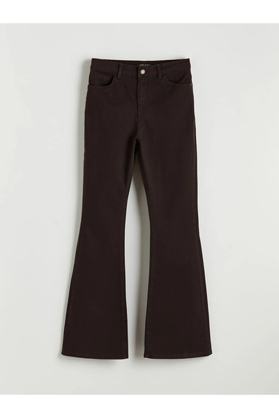 LC Waikiki Brown flare women's jean pants