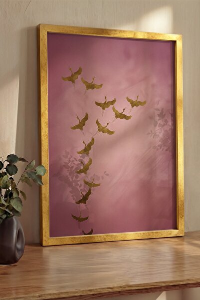 Postifull Zidna slika, luksuzna slika i poster sa zlatnim okvirom, serija rit...