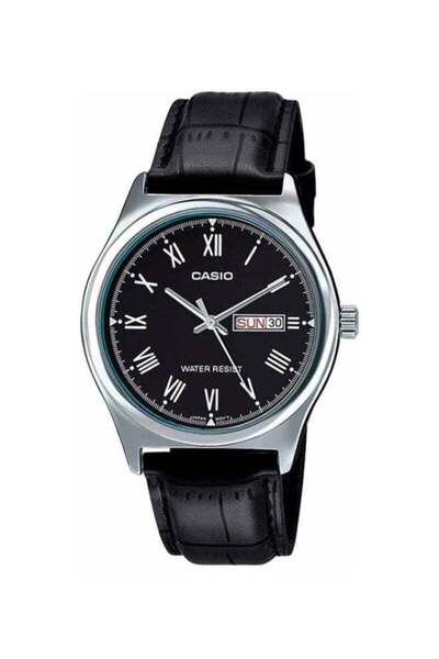Casio Men's Water Resistant Analog Watch MTP-V006L-1B - 38 mm - Black