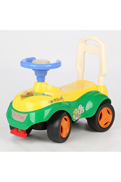 Mini Baby لعبة ركوب للأطفال من تولوكار مع حجرة ألعاب (أخضر-أصفر)