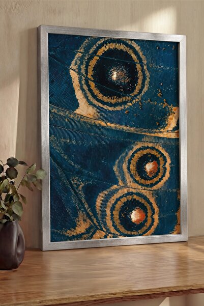 Postifull Pictură de perete, Tablou și poster cu ramă argintie de lux, Seria ...