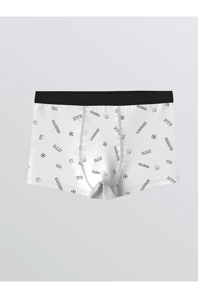 LC Waikiki Black Printed Boys' Boxers, Pack of 3