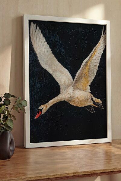 Postifull Pictură de perete, Tablou și poster cu ramă albă de lux, Seria Ritu...