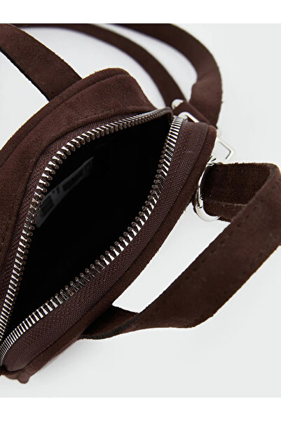 LC Waikiki Brown Suede Look Women's Shoulder Bag