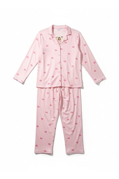 Mihra Milan Desenli Kaliteli Pijama Takımı