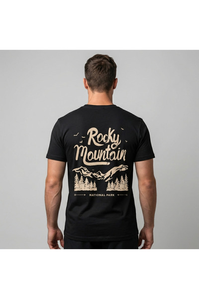 Vintage Eighty Rocky Mountain T-shirt with a classic mountain design – from