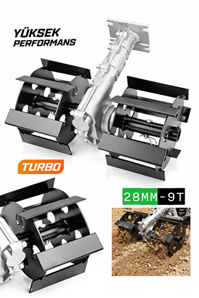 PROXTECH Akrobat Toprak Eşeleme Çapa Aparatı 2 Tırpan Motorlara Çapa Motorlar...