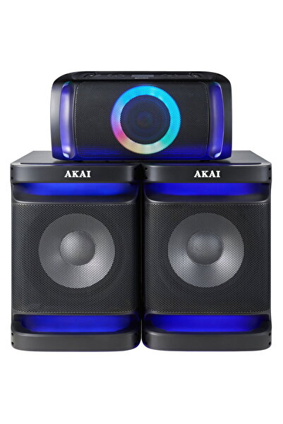AKAI Sistem Audio 2.1, Sistem cu două difuzoare MX5, 200 W, Bluetooth, USB