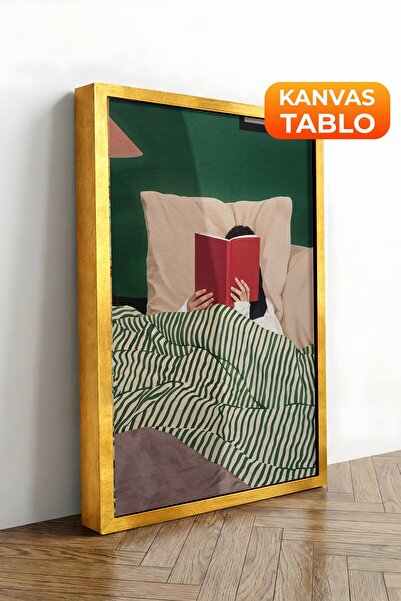 Postifull Zidna slika, luksuzna slika na platnu sa zlatnim okvirom, serija ri...