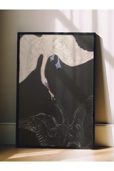 Postifull Zidna slika, slika i poster u crnom okviru, serija rituala, slika p...