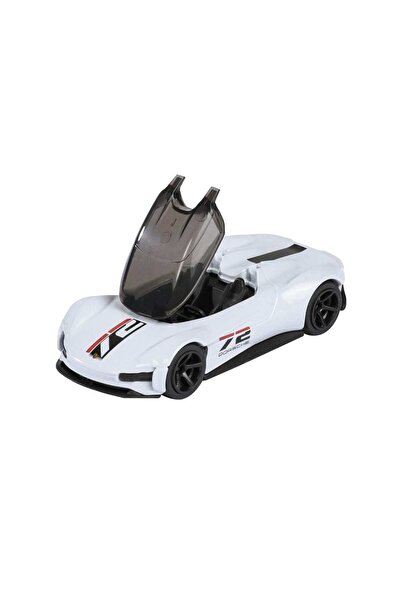 Majorette Porsche Deluxe Metal Model Car Porsche Vision Gran Turismo White