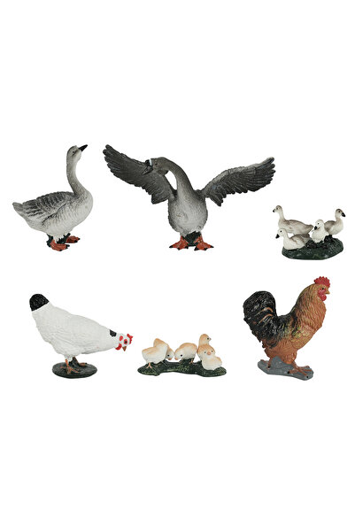 MEGA 6'lı Kümes Hayvanları Hayvan Set 1