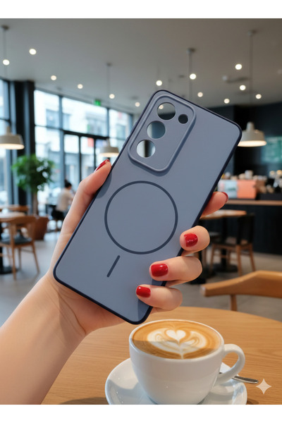 corcishop Oppo A5 5G Uyumlu Magsafe Kablosuz Şarj Özelliğe Aktif Çalışan Darb...