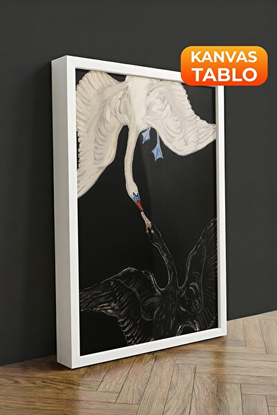 Postifull Zidna slika, luksuzna slika na platnu u beloj ramovini, serija ritu...