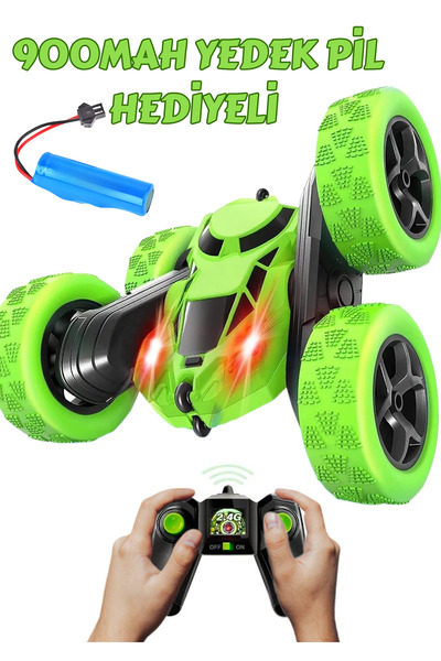 Boratila Toys 2.4 Ghz Işıklı Şarjlı Uzaktan Kumandalı EKSTRA PİLLİ Kırılmaz A...