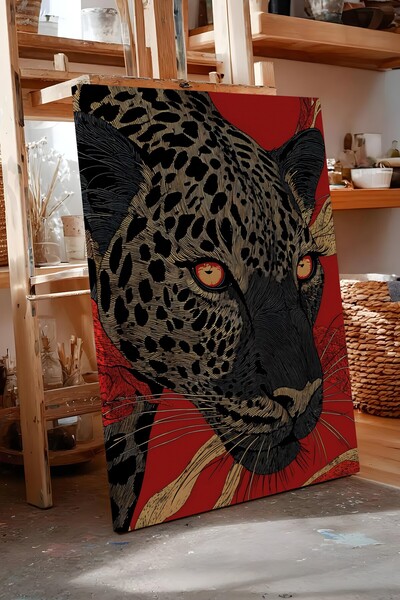 Postifull Pictură murală, Tablou de lux pe pânză, Seria Ritual, Pictură cu le...