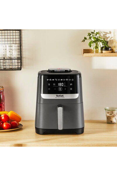 TEFAL Friteuza cu aer cald Easy Fry Silence EY551HE0, 1670W, 5L, 10 programe ...