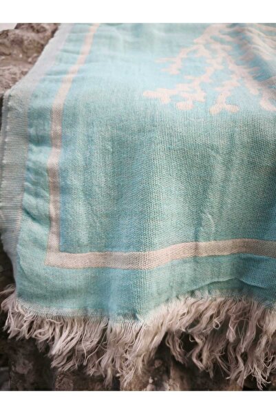 Netodak Luxury Double-Sided 2-Layer Cotton Peshtamal Plksaj Towel - Etra Soft...