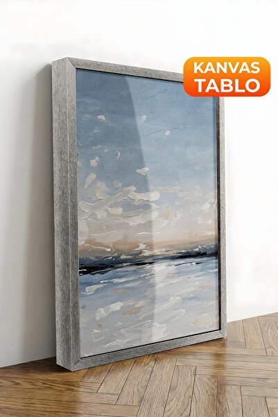 Postifull Zidna slika, luksuzna slika na platnu sa srebrnim okvirom, serija r...