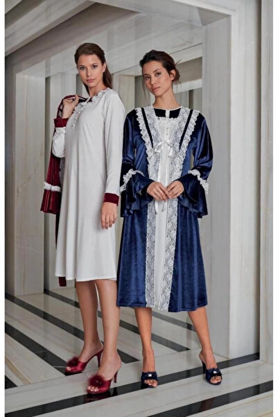 isiltikidsmoda Jar Pierre 228 Velvet Nightgown Dressing Gown