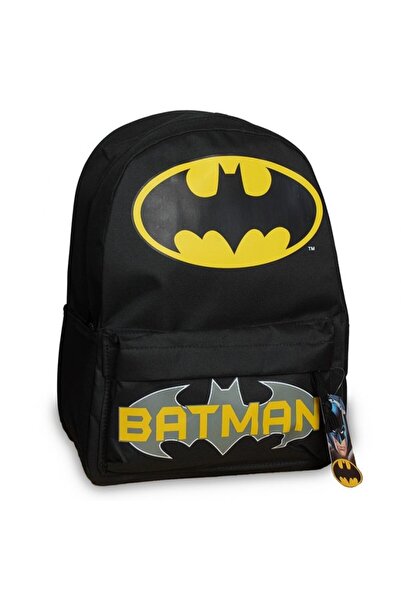 Atlantis Batman Logo Sırt Çantası Siyah