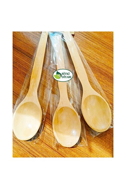 bitki diyarı Wooden Service Spoon Medium Size 1pc