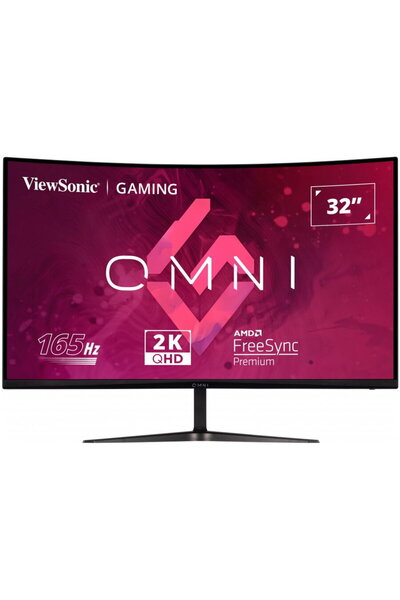 ViewSonic Monitor LED Gaming VX3218C-2K, 165Hz, QHD, Display Port, HDMI, Curb...