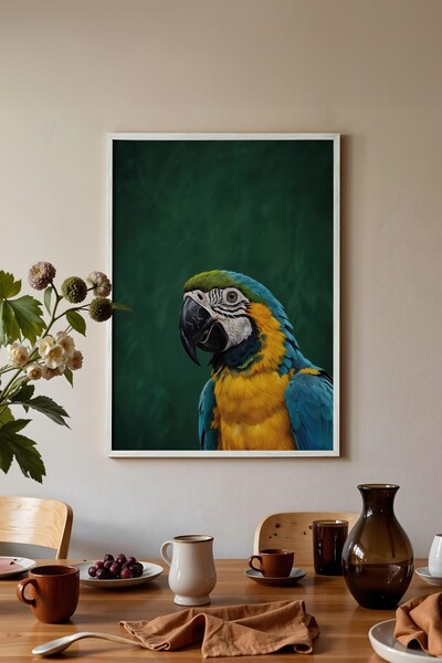 Postifull Pictură de perete, Tablou și poster cu ramă albă, Seria Ritual, Pic...