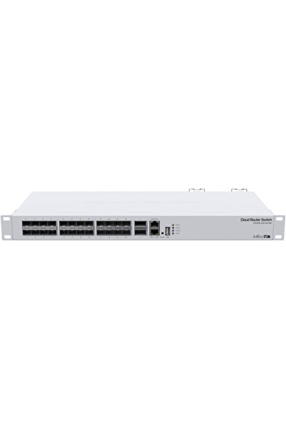 MIKROTIK Switch CRS326-24S+2Q+RM, management cu, fără PoE, 1x 10/100Mbps RJ45...